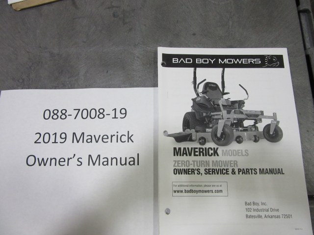 088-7008-19 - 2019 Maverick Owner's Manual