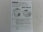 088-7108-00 - 30 Kohler Command Motor Manual