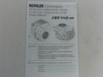 088-7108-00 - Kohler Motor Manual | Free Shipping Over $100