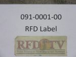 091-0001-00 - RFD Label