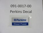091-0017-00 - PERKINS Decal | Free Shipping Over $100