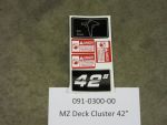 091-0300-00 - MZ Deck Cluster 42" MZ Deck Cluster 42"