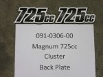 091-0306-00 - Magnum 725cc Cluster | Free Shipping Over $100