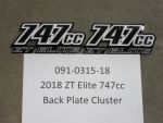091-0315-18 - 747cc Back Plate Cluster | Free Shipping Over $100