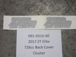 091-0316-00 - 726cc Back Cover Cluster | Free Shipping Over $100