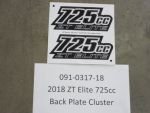 091-0317-18 - 2018-2020 ZT Elite 725cc Back Plate Cluster