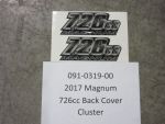 091-0319-00 - 726cc Back Cover Cluster | Free Shipping Over $100