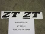 091-0329-00 - ZT 726cc Back Plate Cluster