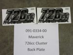 091-0334-00 - Maverick 726cc Cluster | Free Shipping Over $100