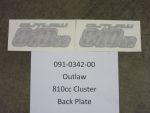 091-0342-00 - Outlaw 810cc Cluster