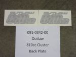 091-0342-00 - Outlaw 810cc Cluster | Free Shipping Over $100