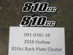 091-0342-18 - 810cc Back Plate Cluster | Free Shipping Over $100