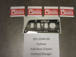 091-0346-00 - Outlaw Sub Assy Cluster