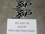 091-0347-18 - 2018 XP 993cc Back Plate Cluster