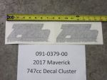 091-0379-00 - 2017 Maverick 747cc Decal Cluster