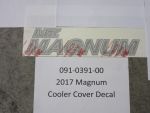 091-0391-00 - 2017-2022 Magnum Cooler Cover Decal