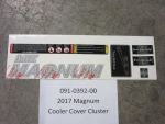 091-0392-00 - 2017 Magnum Cooler Cover Cluster