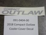 091-0404-00 - Cooler Cover Decal | Free Shipping Over $100