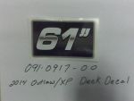 091-0917-00 - Deck Decal| Free Shipping Over $100