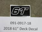 091-0917-18 - 2018-2023 61" Deck Decal | Free Shipping Over $100