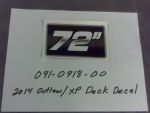 091-0918-00 - Deck Decal-72" Carbon Fiber | Free Shipping Over $100