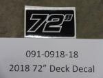 091-0918-18 - 2018-2022 72" Deck Decal