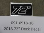 091-0918-18 - 2018-2022 72" Deck Decal | Free Shipping Over $100