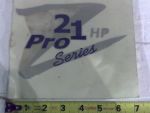 091-1015-00 - 21hp Z-Pro Series Decal