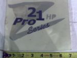 091-1015-00 - 21hp Z-Pro Series Decal | Free Shipping Over $100