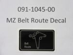 091-1045-00 - MZ Belt Route Decal