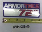 091-1052-00 - 72" ARMORTEK Deck Decal | Free Shipping Over $100