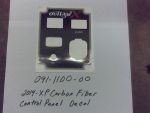 091-1100-00 - 2014 XP Carbon Fiber Control P anel Decal