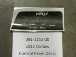 091-1152-00 - 2015 Outlaw Control Panel | Free Shipping Over $100