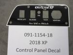 091-1154-18 - 2018 XP Control Panel Decal