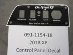 091-1154-18 - 2018 XP Control Panel Decal | Free Shipping Over $100