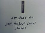 091-2063-00 - 2014 Preheat Decal Diesel