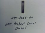 091-2063-00 - 2014 Preheat Decal Diesel | Free Shipping Over $100