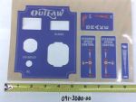 091-3080-00 - Outlaw Decal Cluster | Free Shipping Over $100