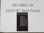 091-3601-18 - 2018-2022 36" Deck Decal | Free Shipping Over $100