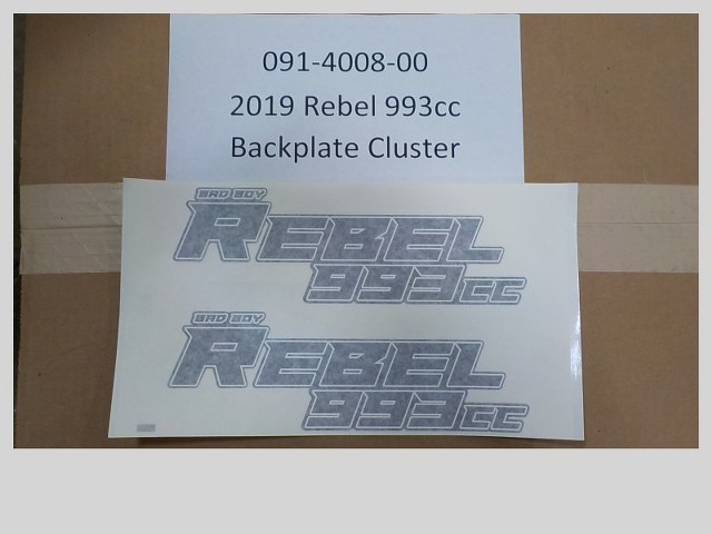 091-4008-00 - 2019-2022 Rebel 993cc Backplate Cluster