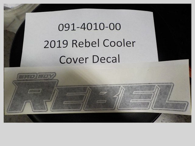 091-4010-00 - 2019-2022 Rebel Cooler Cover Decal