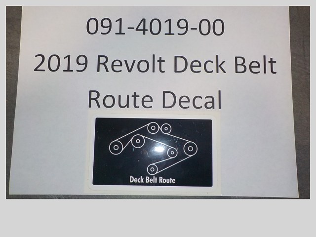 091-4019-00 - 2019-2022 Revolt Deck Belt Route Decal