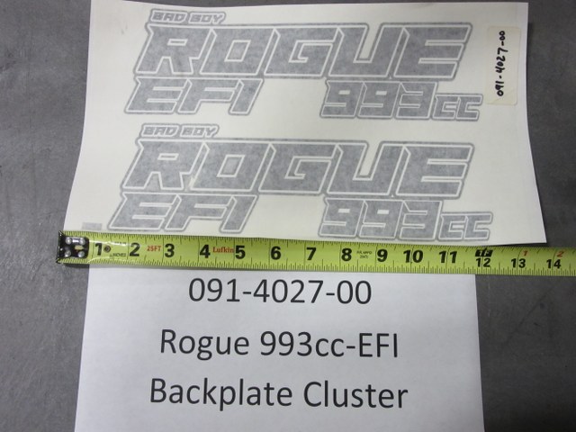 091-4027-00 - 2019-2022 Rogue 993cc-EFI Backplate Cluster