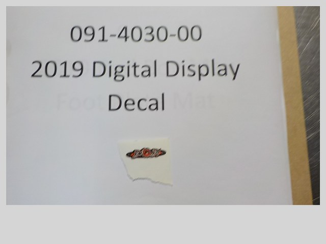 091-4030-00 - 2019 Digital Display Decal | Free Shipping Over $100