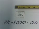 091-8000-00 - EZ Ride Patent Decal | Free Shipping Over $100