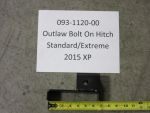093-1120-00 - Outlaw Hitch Receiver Stand-On and Extreme Models