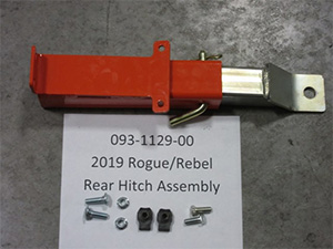 093-1129-00 - 2019-2024 Rogue, Rebel Rear Hitch Assembly Bolt On, Slide In, Pin
