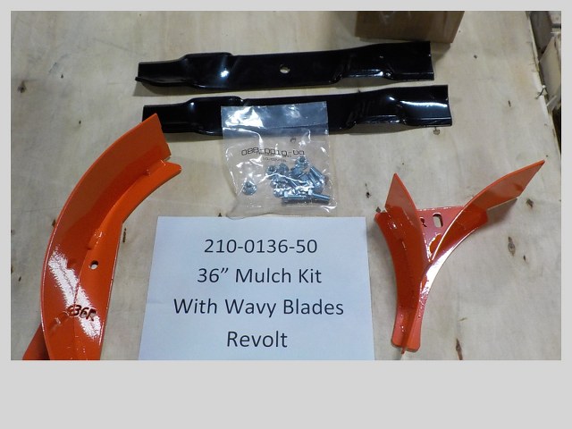 210-0136-50 - 36" Mulch Kit w/Wavy Blades Revolt