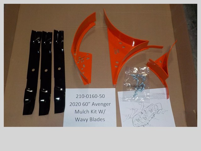 210-0160-50 ZT Avenger 60" Mulch Kit w/blades