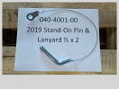 040-4001-00 - 2019-2022 Stand-On Pin and Lanyard 1/2 x 2